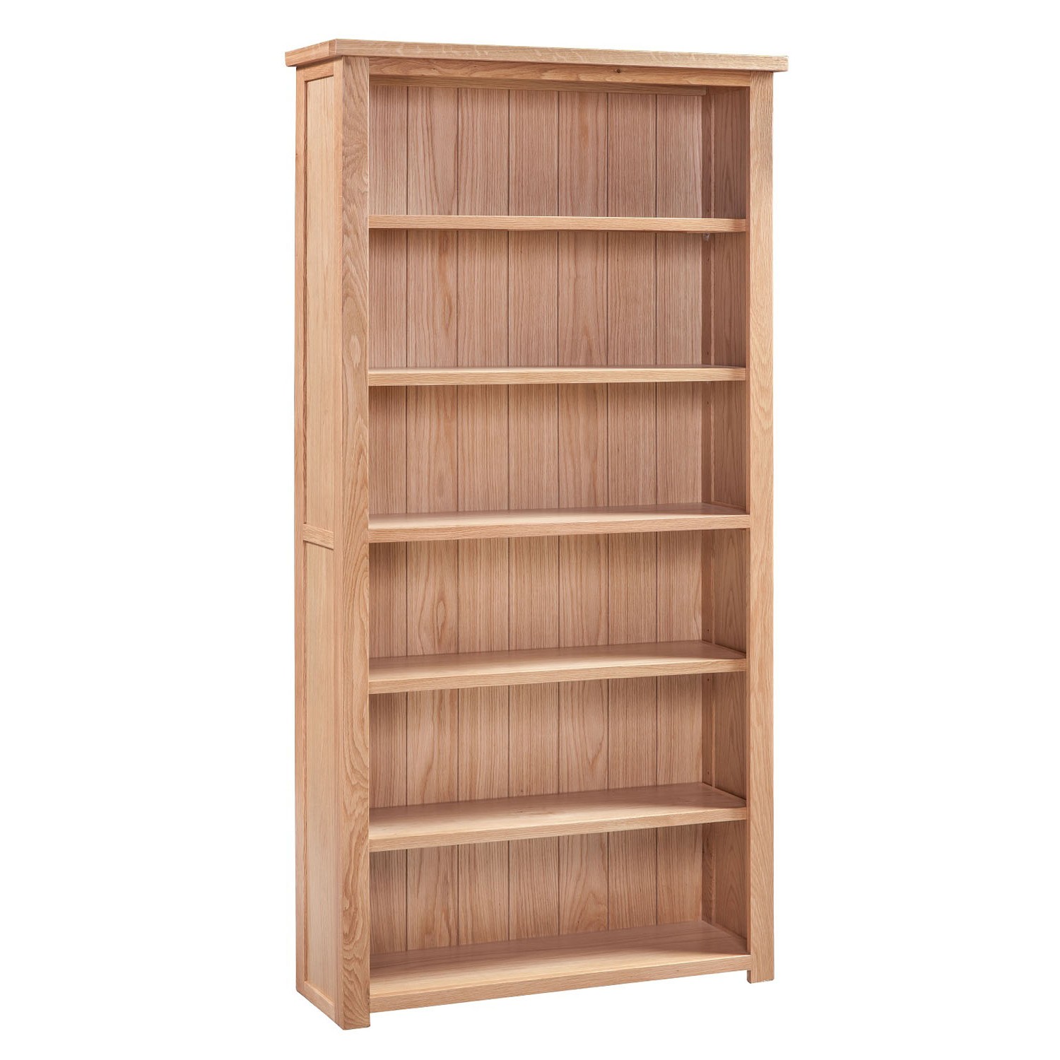 5 shelf clearance oak bookcase